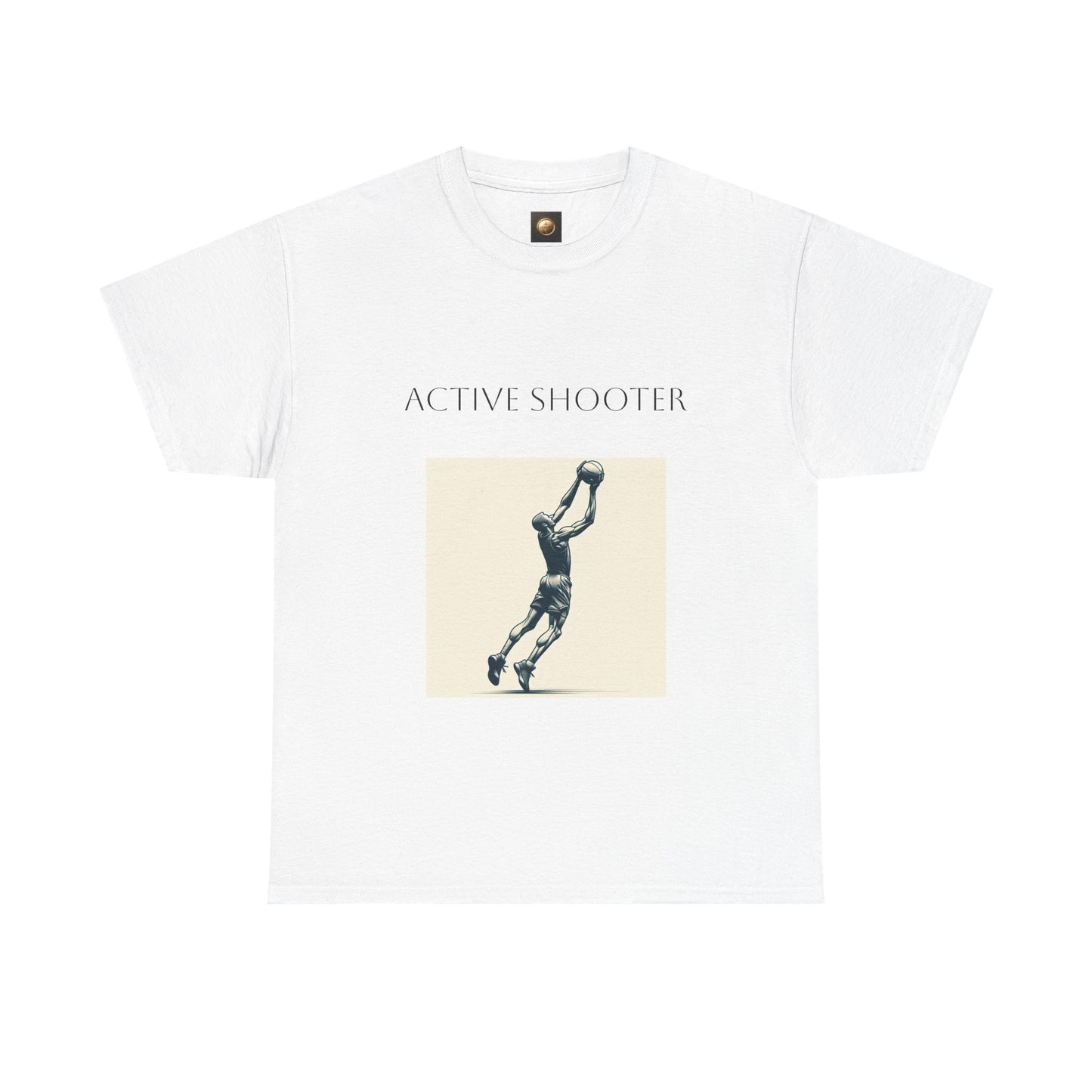 Active Shooter Tee, Basketball Fan Gift